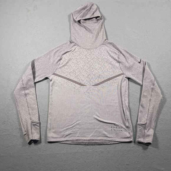 Nike Running Division Therma-FIT ADV Hoodie Mens Medium Wool Blend‎ Long Sleeve - Picture 1 of 9